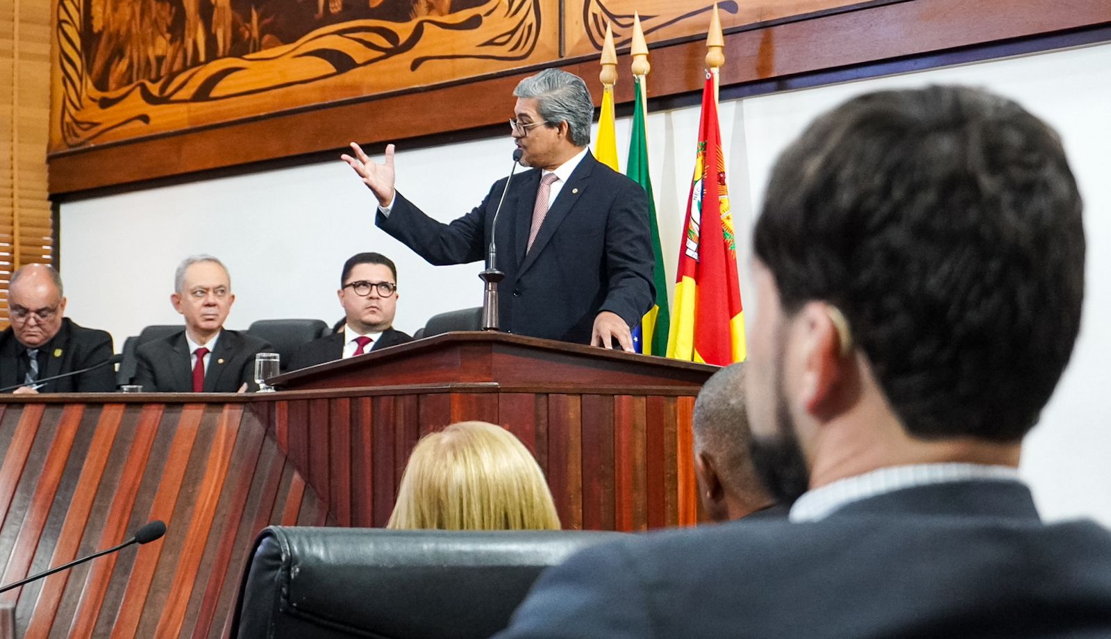 Durante solenidade, Edvaldo Magalhães defende avanços para os integrantes da Polícia Civil